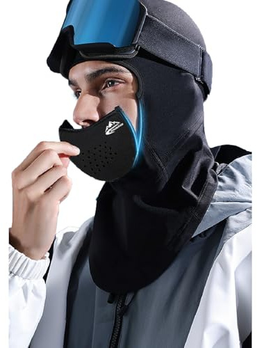 Coogime Sci Balaclava Uomo Donna – Protezione magnetica antivento per sci con maschera rimovibile – Passamontagna per sci, snowboard, moto, escursionismo