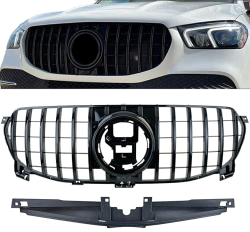Kühlergrill Schwarz Glanz für Mercedes GLE V167 Coupe C167 18-23 ohne AMG