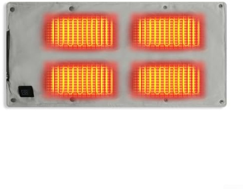 PureBowlic Tappetino riscaldante intelligente USB, scalda mani in grafene per 3 impostazioni di temperatura, coperta elettrica pieghevole per ufficio, viaggi, auto, riscaldamento rapido 5 V 2 A