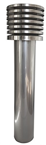 Intel Homme Tour d'aspiration en acier inoxydable Dn 200 2 pièces lisse Tube 1000 mm avec capot à lamelles