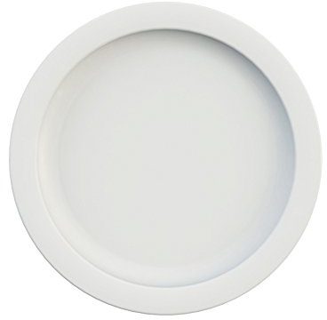 WACA 1947 Assiette en plastique Dm 241 mm - Couleur : blanc