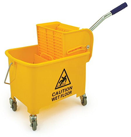 Robert Scott 20 Litre Yellow Plastic Bucket & Wringer