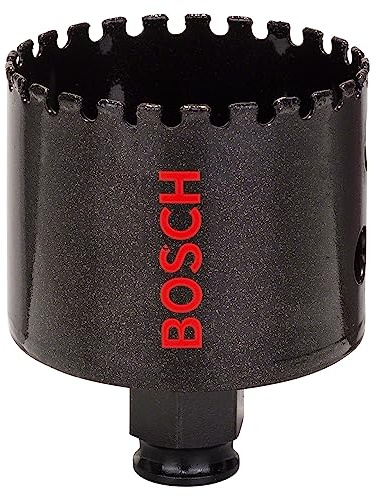 Bosch Professional 1x Diamant-Lochsäge Diamond for Hard Ceramics (für Fliesen, Stein, Ø 57 mm, Zubehör für Schlagbohrer)