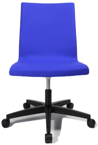 Topstar Cube EA100L56 svängbar stol med blått tygöverdrag