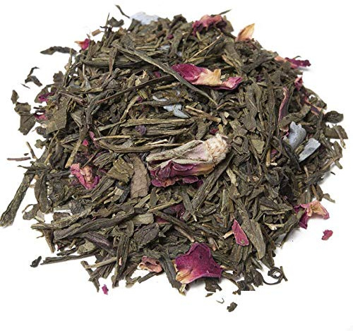 Té Verde Fresh - Sabor Dulce y Fresco - Té Adelgazante - Fragancia Pétalos de Rosa con Hibisco - Cantidad 50 gr