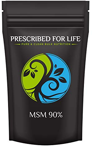 Prescribed For Life Methylsulfonylmethane (MSM) Powder | 99%+ Purity | 80 Mesh (10kg / 22lb)
