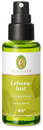 PRIMAVERA rumsspray livslust ekologisk 50 ml – aromdiffuser, aromaterapi – uppmuntrande – vegansk