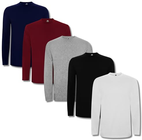 Pack Camisetas Roly Camiseta Extreme Manga Larga Unisex Adultos y Niños