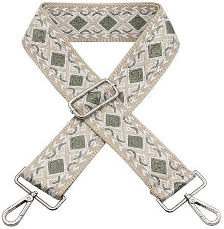 WANYIG Schultergurt 5CM Breit Schulterriemen 75cm-145cm Verstellbarer mit Karabiner Taschengurt Taschenhenkel Umhängegurt für Taschen und Handtaschen DIY Zubehör