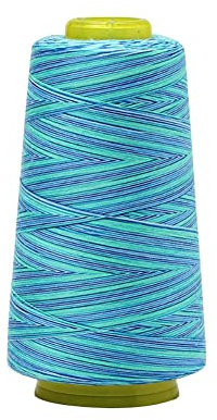 JAWSEU Multicolour Nähgarn, Polyester Irisierend Nähgarn Set, Bunt Zwirn Reißfest NäHmaschinengarn Thread Nähfaden Overlock Garn