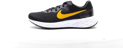 Nike, Revolution 6 Next Nature, Zapatillas De Deporte Hombre, Black University Gold Light White, 41 EU