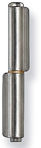 Anschweißscharnier 120 mm 2-teilig mit herausnehmbarem Bolzen A2 Edelstahl (10 Stück 120 mm)