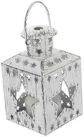 Alipis 3st Hängende Kerzenlaternen Antiker Kerzenhalter Weihnachtskerzen Weihnachtsverzierung Teelicht Feiertagskerzenlaternen Vintage Weihnachtsschmuck Dekor Verzinkt Ornamente Eisen
