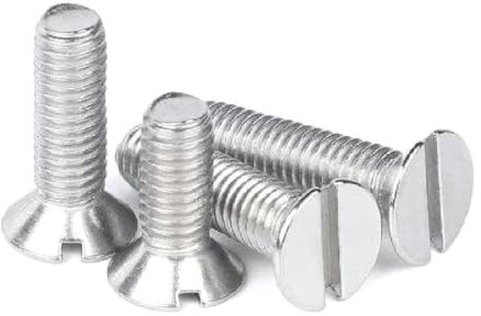 M1,6 Ein-Wort-Flachkopfschraube, Schlitz-Senkkopfschrauben, mechanische Edelstahlschraube, 3mm–16mm Länge, 50 Stück, 50 Stück, M1,6x14mm