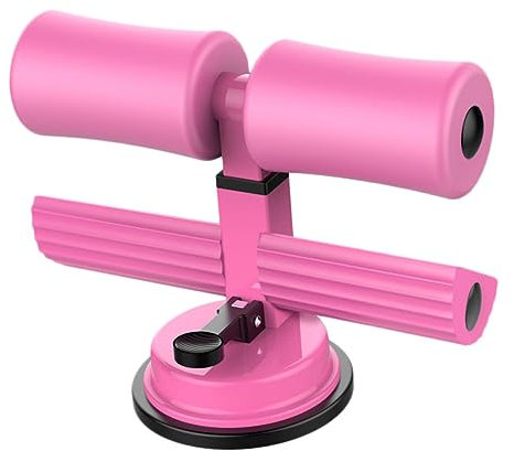 WOONEKY Bauchtrainer für den Heimgebrauch mit Saugnapf Sit-Up-Assist Fitness-Stange 16–21 cm Höhenverstellung rutschfeste glatte Oberfläche