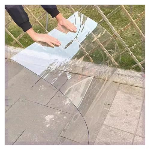 Transparente Acryl-Kunststoffplatte, 1,8 x 10 m, transparente Polycarbonat-Regendichte Abdeckung für Gewächshäuser, Schuppen und Carports