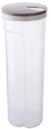 Jorzer Pasta Keeper with Measure Hole Airtight Food Storage Containers Spaghetti Noodles Plastic Storage Box Kitchen