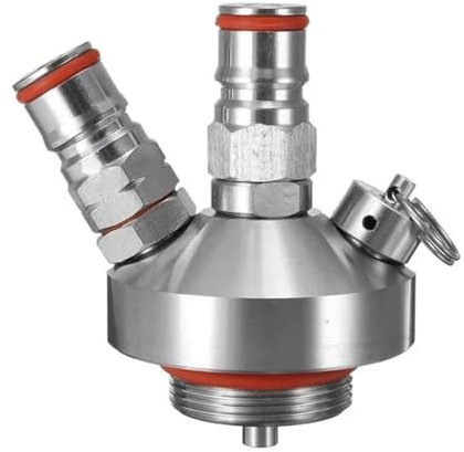 MNEVZX bierbrauset Edelstahl Mini Fass Schneebesen Bierfass Ball Lock Schnellverbinder hausgemachtes Bierbrauwerkzeug Heimbrau-Sets