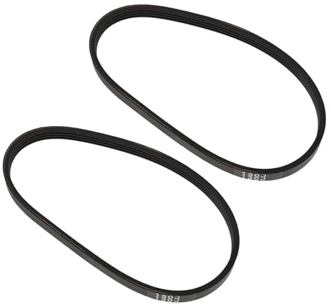 LT Easiyl Ersatz-Antriebsriemen 130J, 345 x 9,5 mm, 2 Stück | Kompatibel mit RIKON Sägemodell 10–305, Holzbearbeitungs-Bandsägebänder, Steiglinienlänge