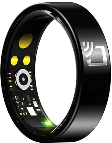 Smart Ring NFC Control Health Tracker Ring - Anillo de seguimiento de la frecuencia cardíaca, deportes, monitoreo del sueño, cámara remota, impermeable, ultrafino, de cerámica, anillos inteligentes
