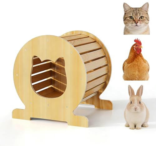 ankuliy Pine Wood Cat House - Shelter for Cats,Solid Wood Pet Cabin for Cats,Small Dogs,Rabbits.Suitable for Indoor and Outdoor Use. Easy Assembly,Weather-Resistant,Sleek and Versatile Design.