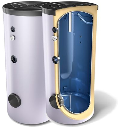 200 Liter Emaillierter Trinkwasserspeicher Warmwasserspeicher ohne Einbauten