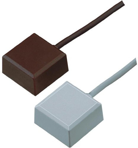 ABUS FU7300W potenzialfreier Glasbruchmelder (weiß) – passiver Piezo-Sensor, ohne Betriebsspannung, 2 m Radius/bis 4 m², direkte Scheibenmontage, CMOS-Relais (potentialfrei)