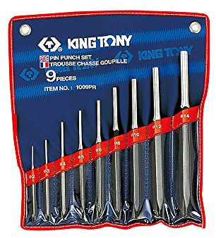 KING TONY 1009PR - Juego de botadores (9 Piezas)