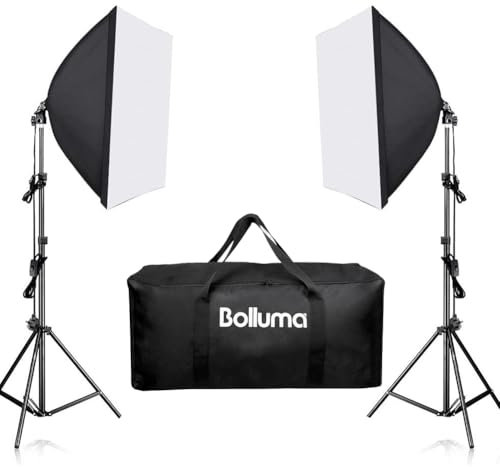 Photo Video Studio Kit éclairage continu E27 lampe Softbox lumière stand