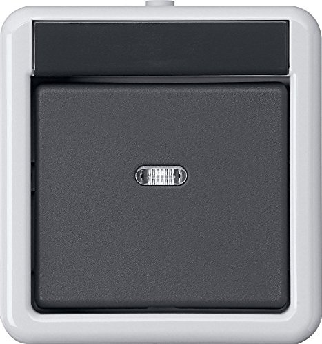 GIRA 515230 interruptor eléctrico - Accesorio cuchillo eléctrico (Negro, Gris)