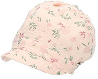 Sterntaler Baby Mädchen Mütze Baby Ballonmütze Fleuro Sonnenhut - Babymütze, Kindermütze, Erstlingsmütze aus Musselin-Stoff - waschbar - rosa, 47