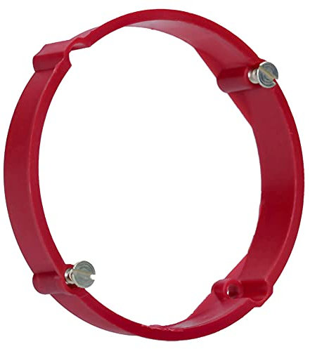 Voxura Putzausgleichsring für Unterputz-Gerätedosen Schalterdosen 12mm Tiefe flach Ø 60mm UP Rot 25 Stück