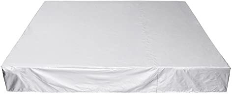 Asolym Square Hot Tub Cover for Jacuzzi, Waterproof 100% Hot Tub Covers for Winter, Outdoor Hot Tub Cover Protector, Outdoor Spa Cover, Waterproof, UV Resistant,244 x 244 x 30cm