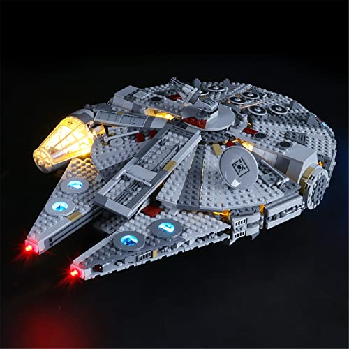 YEABRICKS LED Licht für Lego-75257 Star Wars Millennium Falcon Bausteine Modell (Lego Set Nicht enthalten)