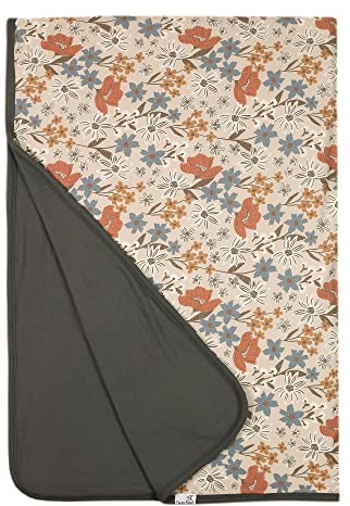 Copper Pearl Jumbo 3-Layer Blanket: Soft Quilt for Boys and Girls | Breathable, Cozy, Toddler Blanket | Newborn Baby Quilt | 46x46 Premium Polyester/Rayon | Eden