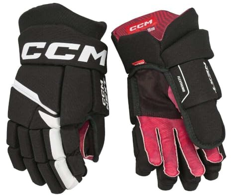 CCM Next Handschuhe Senior HGNEXT23, Größe:13 Zoll, Farbe:rot/weiß