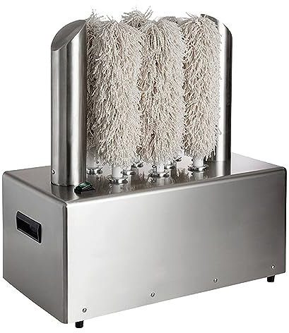 LBMED Máquina Pulidora Copas Vino,lavadoras Pulidoras Vidrio Comerciales con Pulido Integral 360° Y Secado a Temperatura Constante,Limpieza 330 Tazas/H Y 660 Tazas/H,para Bares, Restaurantes