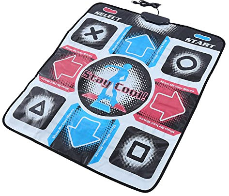 LetCart Dance Pad, Tanzmatte, Elektronische Tanzmatten, rutschfeste, langlebige, verschleißfeste Tanzmatten Tanz-Fitness-Übungspad mit USB für PC, Laptop, Videospiel