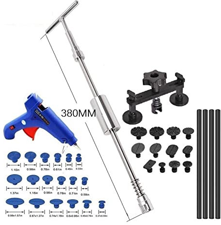ABBNIA Car Dent Puller Car Repair Tools Dent Puller Set Dent Removal Tool with Slide Hammer for Auto Dent Door