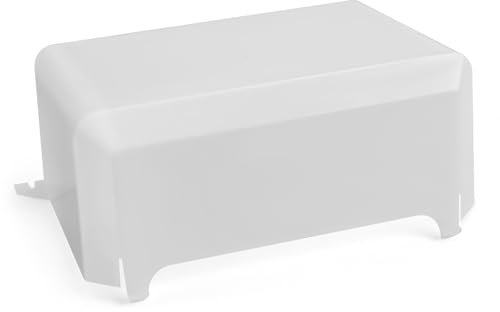 Garagedörröppnare 108D36 objektivskydd kompatibelt med LiftMaster och Chamberlain garagedörröppnare, ersättningslock för lätt lins, 1-pack