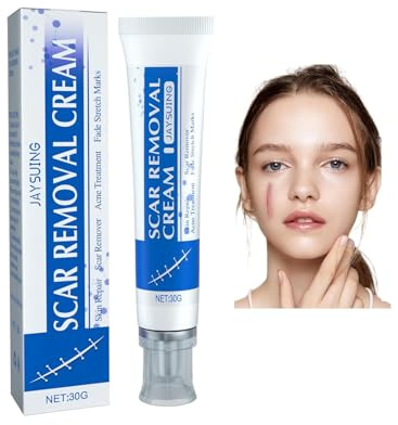 Scar Removal Cream,Silicone Scar Gel,Natural Scar Gel Burn Scar Removal,Scar Cream for Face, Cream for Scars for Stretch Marks,Scalds,New and Old Scars (1)