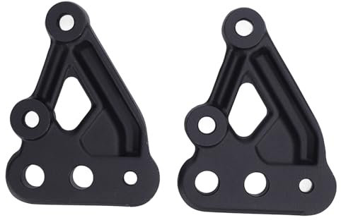 Paire de Supports de Basculement en Alliage en Aluminium pour Talaria Sting X3 MX3 MX4 - Remplacement de Pédale de Pied de Moto Léger et Robuste en Noir