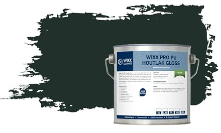 Wixx PRO PU Vernis Bois Brillant - Vert canal - 1L