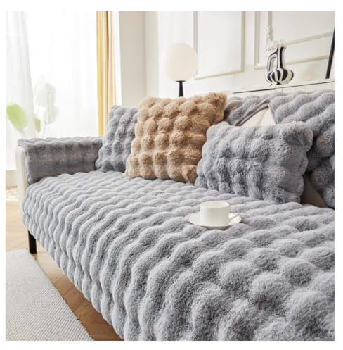 Housse de protection antidérapante pour canapé d'angle - Protection de meubles - Imperméable (D 90 x 210 cm) - Élégante et