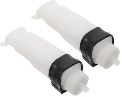 Genérico Depósito de refrigerante anticongelante para motocicleta (2 unidades, 200 ml), depósito de recuperación de desbordamiento del motor - Botella de expansión del radiador para