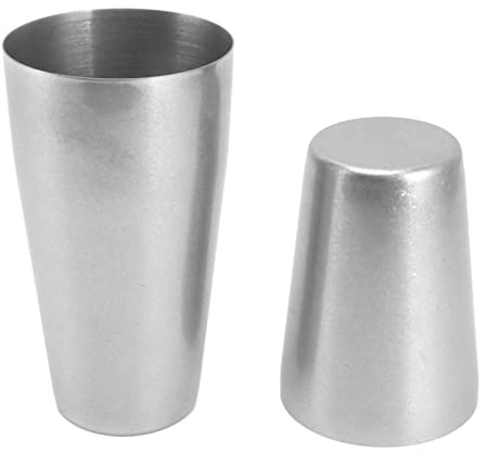 HWGING Juego de Coctelera, 2 Piezas, Coctelera Boston Bar, Mezclador de Bebidas de Acero Inoxidable para Barman y Home Bar