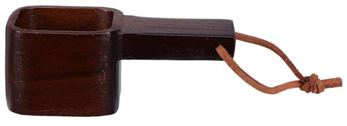 PRETYZOOM Cuillère Doseuse à Café en Bois Massif Petite Cuillère à Thé en Vrac Manche Court Ergonomique Ustensile Cuisine Réutilisable pour Expresso Sucre et Condiments – Emballage Boîte