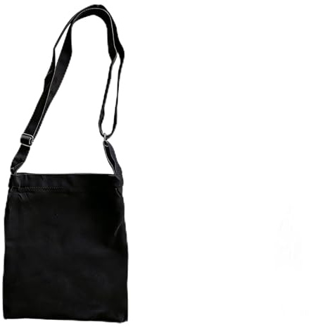 VoxelTek Ökologische Canvas Shopper Tasche mit Reißverschluss, Unisex Große Cordtasche aus Baumwolle 25×30cm, langer Henkel, strapazierfähig für Shopping, Schule, Büro