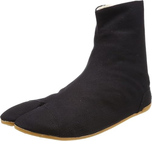 Rikio Ninja Tabi Shoes Low Top Comfort-Cushioned ! Black Jikatabi (27.0cm JP / 10 US Women / 9 US Men)