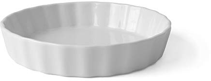 Holst Porzellan to 171 Moule à Quiche/tartelette et Tarte 18 cm Rond en Porcelaine Blanche 17,5 cm